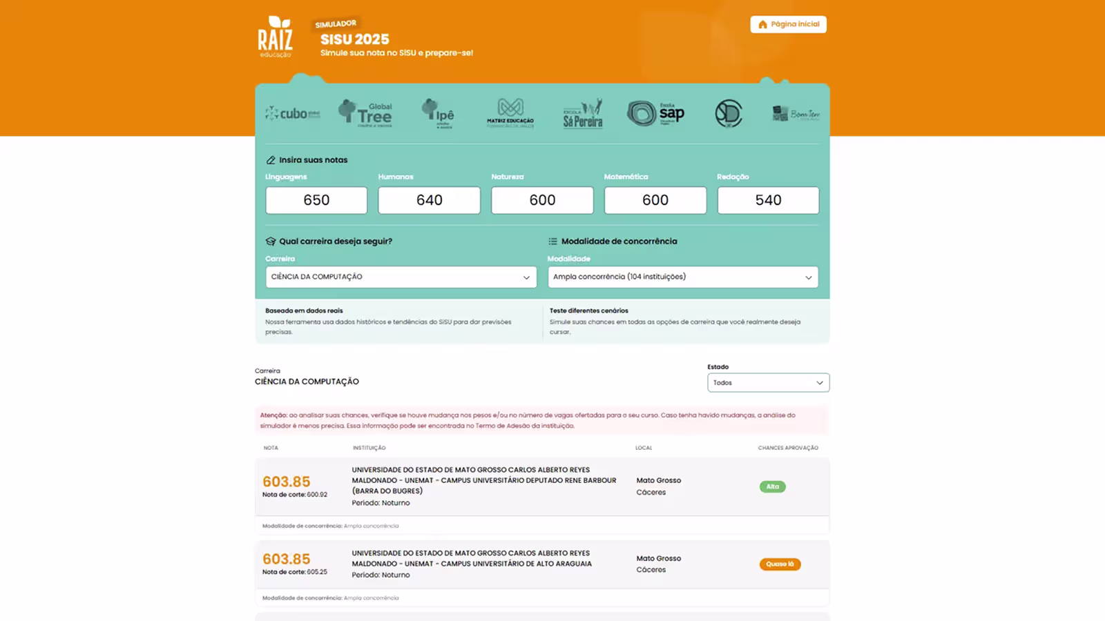 Prévia do projeto Raiz Educação